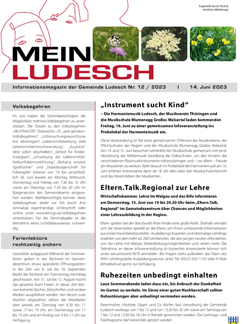 Mitteilungsblatt 2023/12